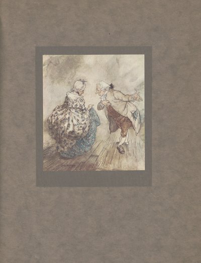 Then old Fezziwig stood out to dance with Mrs. Fezziwig, 1915 by Arthur Rackham